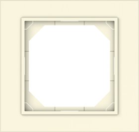 Rėmelis VILMA Qr1000 R01 Fit Line, 1 vietos, dramblio kaulo sp.