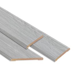 Laminuotų durų su užlaida apvadai VOSTER, spalva Silver oak, 2150x60x8 mm, 2 vnt., 1140x60x8 mm, 1 vnt.
