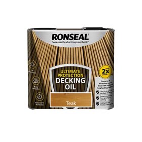 Aliejus terasoms RONSEAL Ultimate Decking Oil, 2,5 l, tiko spalva