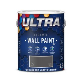 Interjero dažai ULTRA Ceramic, 2,5 l, Grafitas sp. (5)