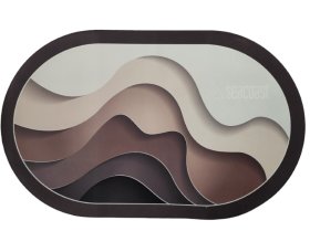 Vonios kilimėlis RICCO Diamond Desert, 50 x 80 cm, 940-002