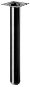 Baldų koja HETTICH, reguliuojama, juoda spl., d-30 mm, 250 mm, 1225