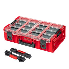 Smulkių reikmenų dėtuvė QBRICK One 2Xl 2.0 Red, + adapteris (2 vnt.), 58, 2 x 38, 7 x 17,2 cm
