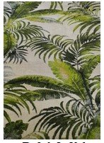 Kilimas RICCO Green Garden, 160 x 220 cm, 100 % polypropilenas, palm, 31H-3P1622, Turkija
