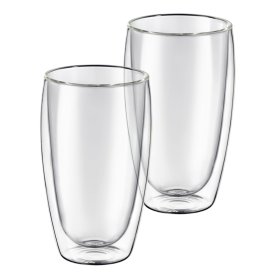 Puodelis dvigubo stiklo AMBITION Mia, 450 ml, 2 vnt.