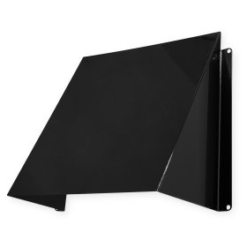 Oro angos dangtelis EUROPLAST LNM2020M, 200 x 200 mm, juodas, metalinis