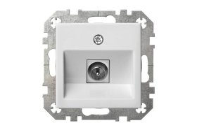 Lizdas antenai LIREGUS Epsilon, 1 vietos, įleidžiamas, baltos sp., ITVL-2-01.E/B