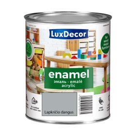 Universali akrilinė emalė LUXDECOR, 0,75 l, (05) lapkričio dangaus spalvos, matinis, skiedžiamas vandeniu