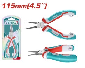 Prailgintos apvalios replės tiksliems darbams TOTAL, 115 mm, THTMN656