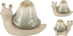 Sodo dekoracija SODO GYVŪNAI, 2 skirtingi dizainai (vėžlys, sraigė), 11 x 8,5 x 9 cm.