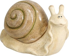 Sodo dekoracija SRAIGĖ, smėlinės sp., 34 x 19 x 23 cm