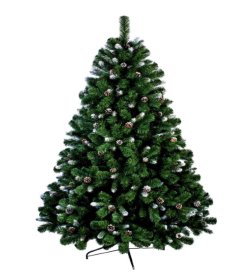 Dirbtinė eglė NOVELLY HOME C031-120CM, su kankorėžiais, spl žalia, aukštis 120 cm