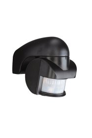 Judesio jutiklis PHILIPS Virginia, IP44, 1000W, 220-240V, PIR detektorius, 25.000 val.,  94x105x70 mm, juodos spalvos