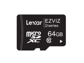 Atminties kortelė Micro SD EZVIZ Cs-Cmt-Cardt64G, talpa 64GB, 10 kl., įrašymo greitis iki 24MB/s, TLC