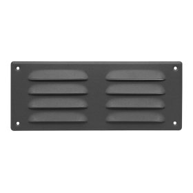 Ventiliacinės grotelės EUROPLAST MR26105A, 260 x 105 mm, antracito sp., metalinės