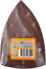 Šlifavimo lapelis CORTEX, DELTA tipo, P150, 100x150 mm, 5 vnt.