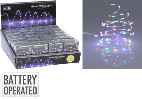 LED girlianda, 132 lempučių, įvairių sp., ilgis 2 m