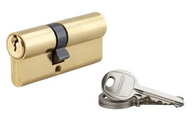 Spynos cilindras THIRARD, Sa, 3 raktai, metalų lydinys, dengtas žalvariu, 30x40 mm, 193141