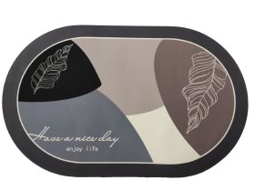 Vonios kilimėlis RICCO Diamond Leaves, 50 x 80 cm, 940-001