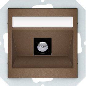 Antenos lizdas VILMA Qr1000 Tvl01-02, 1 vietos, įleidžiamas, mocha sp.