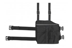 Įrankių dėklas - kišenė HOGERT WORKWEAR Eller, 100% poliesteris, juoda spalva, 2 vnt