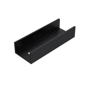 Saulės modulių konstrukcijos profilių sujungimo jungtis KENO K-02-CZ, juoda sp.