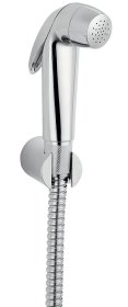 Dušo komplektas FERRO Presso N100B, komplekte dušo galvutė su AUTO-STOP sistema, 125 cm žarna, pasukamas dušo laikiklis, chromuotas