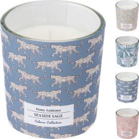 Kvapni žvakė, stikliniame indelyje, 4 skirtingi kvapai