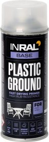 Aerozolinis gruntas plastikui INRAL Plastic Ground, 400 ml, skaidrus