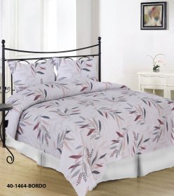 Patalynės komplektas Spalvotas Sapnas, 200 x 220, 50 x 70/20cm, burgundiška raudona sp.