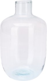 Vaza, iš perdirbto stiklo, 11 x 11 x 19 cm