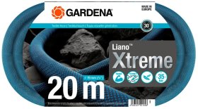 Tekstilinės žarnos rinkinys GARDENA Liano™ Xtrem, (19 mm - 3/4) 20 m, komplekte 1 x Liano™ 3/4"jungtis su vandens  stabdžiu, 1 x Liano™ 3/4" žarnos jungtis
