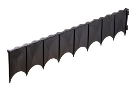 Plastikinis atitvaras, 20 x 600 x 120 mm, juodas