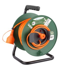 Ilgiklis ritė ELECTRALINE, 1 lizd., 40 m, be įžeminimo, 2x1,5 mm, 49064