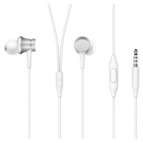 Laidinės ausinės XIAOMI Mi In-Ear Headphones Basic, USB-C, IP54, 1,25 m, 108 dB, sidabro sp., ZBW4355TY
