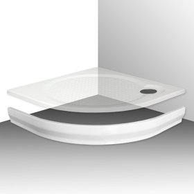 Dušo padėklo apdaila ROTH Dream-M/900 R550 Apdaila, 90 x 90 cm, pusapvalė, Čekija