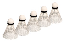 Badmintono skrajukės AVENTO 46SB, PVC 5vnt