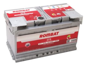 Akumuliatorius ROMBAT EFB, START-STOP, 12 V, 75 Ah, 760 A, LB4, 315 x 175 x 175 mm
