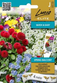 Gėlių sėklos, LUCIA ELITE ELN gėlių mišinys SPRING BALCONY, 4 m, J