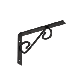 Lentynos laikiklis VELANO, WOP 150 C 150x100 mm, juodos spalvos, DMX 5266