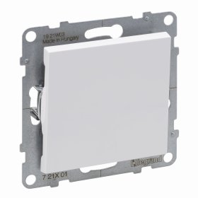 Perjungiklis LEGRAND SUNO, 1 klavišo, įleidžiamas, automatiniai gnybtai, baltos sp., 721106