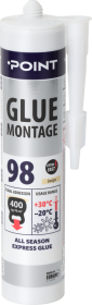 Montažiniai klijai POINT 98, visi sezonai, ypač greiti, 280 ml