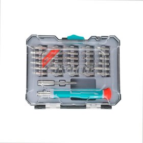 Atsuktuvas su antgaliais TOTAL, tiksliems darbams, 32vnt., TACSD30326