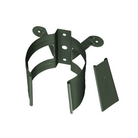 Lietvamzdžio laikiklis universalus BILKA, 90 mm, žalia spalva, RAL6020 