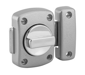 Užsukama durų sklendė, THIRARD, 40 mm, padengimas epoks. derva - sidabrinė, 193265