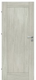 Laminuotos vidaus durys su užlaida VOSTER Bello 20, dešininės, spalva Polar oak, 2030x744x40 mm