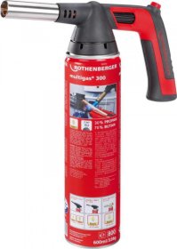 Dujinis degiklis ROTHENBERGER ROFIRE 4 PIEZO 1950° EUROSET, su multingo dujomis 