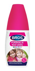 Purškiklis nuo uodų ir erkių BROS Sensitive, 50 ml.