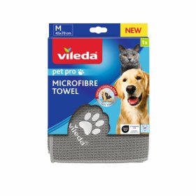 Mikropluošto šluostė gyvūnams VILEDA, namų tvarkymui, M dydis, 45 x 70 cm