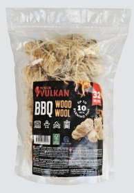 Ugnies įdegtukai VULKAN, medžio vilna, 32 vnt., MV-32